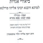 חידושי הגרא על השס 10433