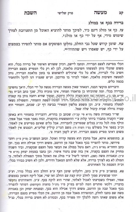 מעשה השבת 1